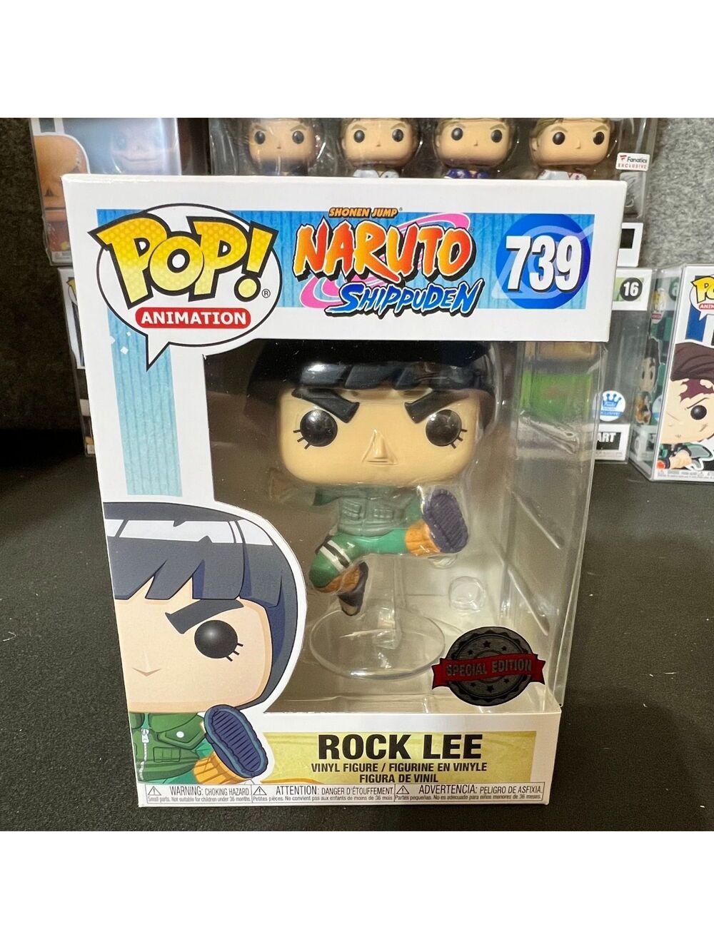 Funko Pop Naruto Shippuden Rock Lee 739 Special Edition Vinyl Figure Animation